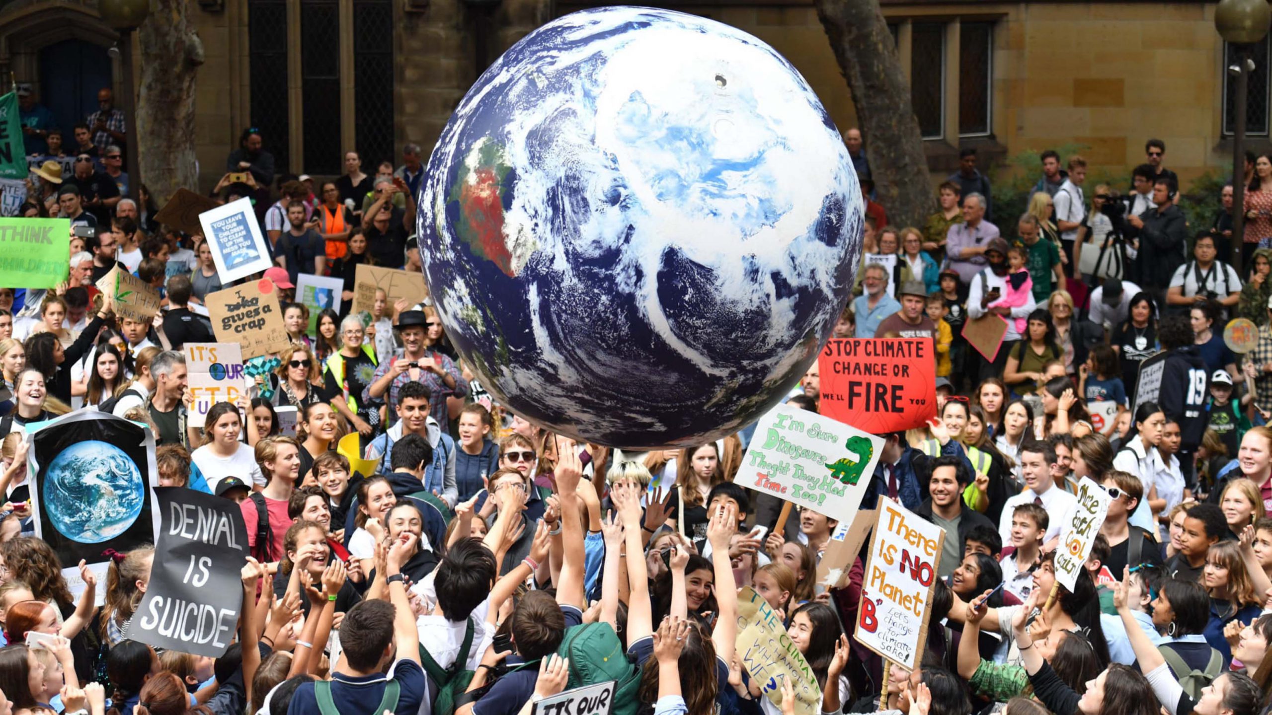 Rassemblement militant pour le climat